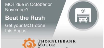 MOT Exemptions Finished On 1st August